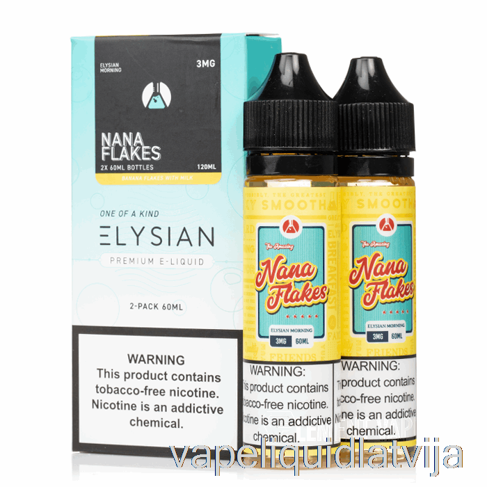 Nana Pārslas - Elysian Labs E-šķidrums - 120ml 3mg Vape šķidrums